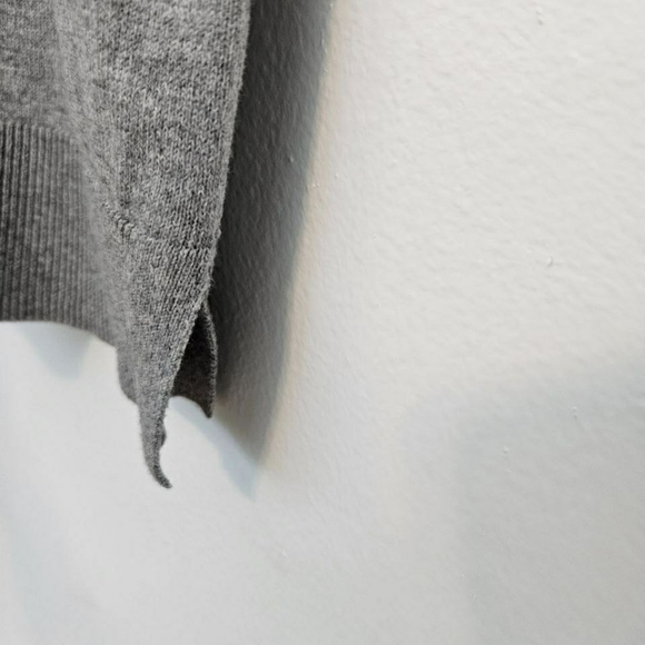 GAP Crewneck Sweater in Gray with Red and Yellow Accents - Picture 6 of 7